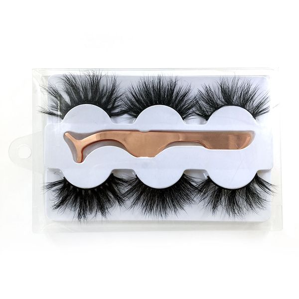 3 Styles 25mm Fluffy Mink Eyelashes 100% Siberian 3D Mink Fake Lashes Cruelty-Free False Lashes Pack with EyeLash Tweezers A49
3 Styles 25mm Fluffy Mink Eyelashes 100% Siberian 3D Mink Fake Lashes Cruelty-Free False Lashes Pack with EyeLash Tweezers A49