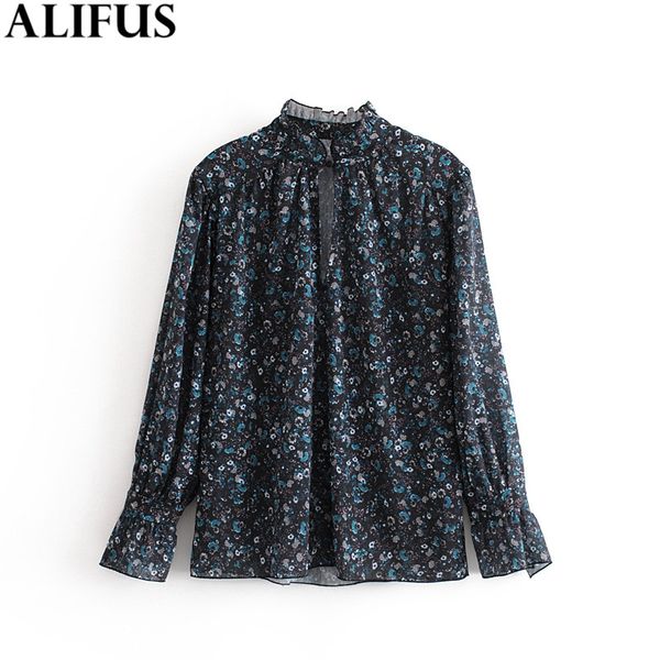 fashion women shirt 2019 floral print casual ruffled collar shirts blouses loose oversized ladies long sleeve blusas, White
fashion women shirt 2019 floral print casual ruffled collar shirts blouses loose oversized ladies long sleeve blusas, White