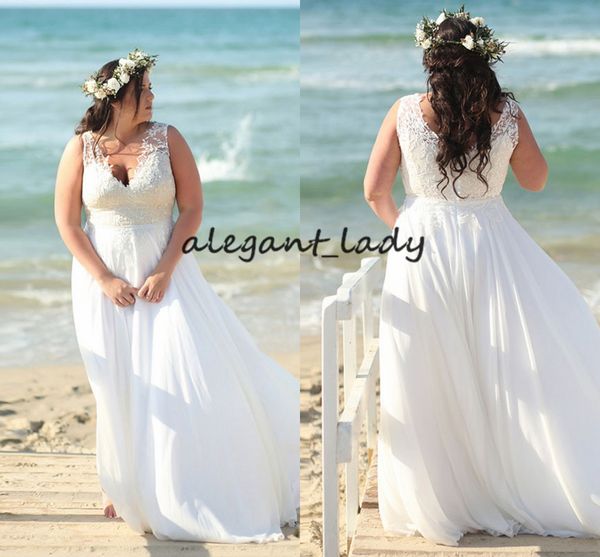 plus size beach wedding dresses 2019 modest flowy lace chiffon skirt full length vestido de novia boho bridal wedding gown, White
plus size beach wedding dresses 2019 modest flowy lace chiffon skirt full length vestido de novia boho bridal wedding gown, White