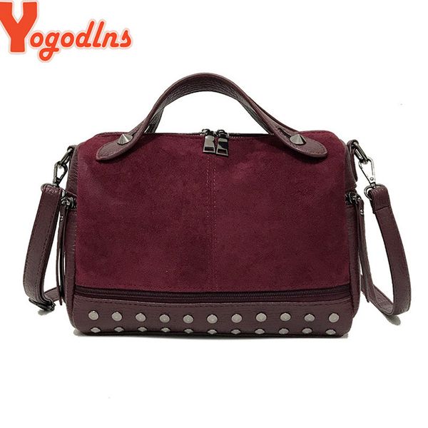 yogodlns new arrival nubuck pu leather handbags for women casual female shoulder bag crossbody bag ladies large rivet messenger 
yogodlns new arrival nubuck pu leather handbags for women casual female shoulder bag crossbody bag ladies large rivet messenger
