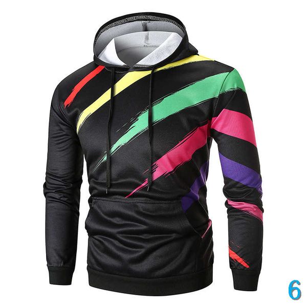 wholesale men's designer hoodies 2020 autumn and winter men's color stripe print hooded men's hooded fashion sweatshirts size, Black
wholesale men's designer hoodies 2020 autumn and winter men's color stripe print hooded men's hooded fashion sweatshirts size, Black