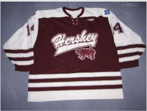 custom men youth women vintage ahl hershey bears 100% embroidery # 14 alex tangu hockey jersey size s-5xl or custom any name or number, Black
custom men youth women vintage ahl hershey bears 100% embroidery # 14 alex tangu hockey jersey size s-5xl or custom any name or number, Black