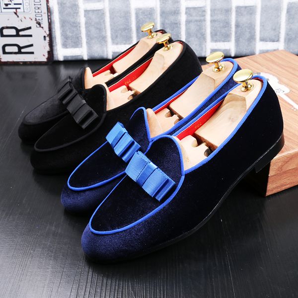 2019 new men velvet shoes men slippers handmade bow tie moccasins gentleman shoes male wedding prom shoes, Black
2019 new men velvet shoes men slippers handmade bow tie moccasins gentleman shoes male wedding prom shoes, Black