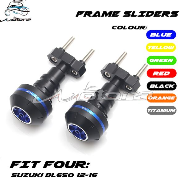 motorcycle cnc aluminum falling protection frame sliders crash protector for v-strom dl650 dl 650 2012 2013 2014 2015
motorcycle cnc aluminum falling protection frame sliders crash protector for v-strom dl650 dl 650 2012 2013 2014 2015
