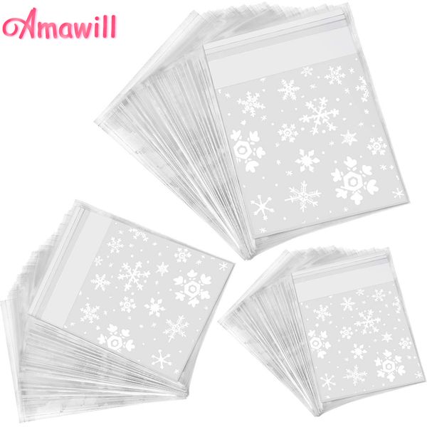 amawill 100pcs mini transparent snowflake cookie bags baking candy wedding new year frozen party favor christmas diy gift bag 7d
amawill 100pcs mini transparent snowflake cookie bags baking candy wedding new year frozen party favor christmas diy gift bag 7d