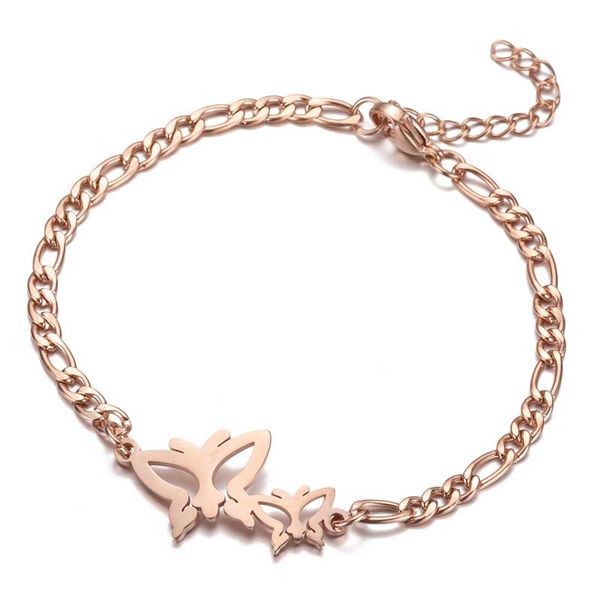 2020 fashion chain bracelets for women gold stainless steel butterfly chain bracelets for women stainless steel charm bracelet, Black
2020 fashion chain bracelets for women gold stainless steel butterfly chain bracelets for women stainless steel charm bracelet, Black