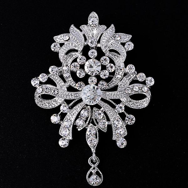 zlxgirl jewelry perfect vintage wedding brooches bouquet jewelry fashion women's crystal scarf pins gift women broches, Gray
zlxgirl jewelry perfect vintage wedding brooches bouquet jewelry fashion women's crystal scarf pins gift women broches, Gray
