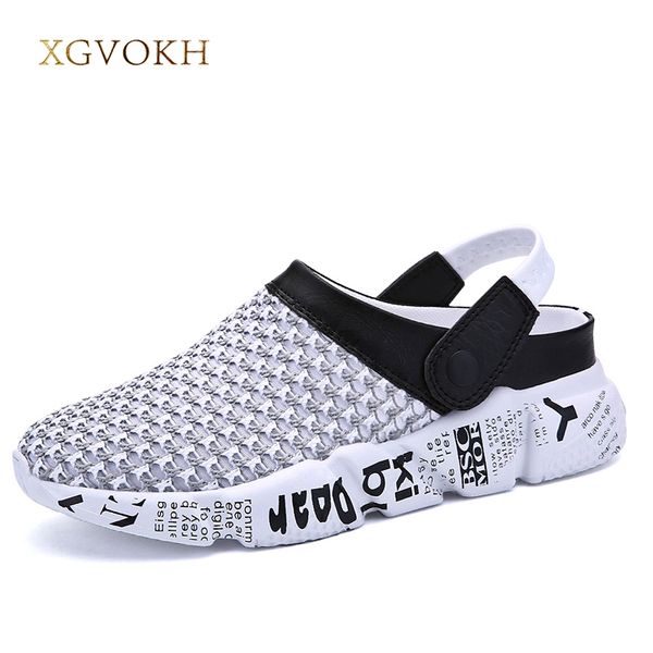 xgvokh plus size 39-46 men sandals summer breathable air mesh men lighted slippers outdoor beach mens shoes leisure slippers, Black
xgvokh plus size 39-46 men sandals summer breathable air mesh men lighted slippers outdoor beach mens shoes leisure slippers, Black