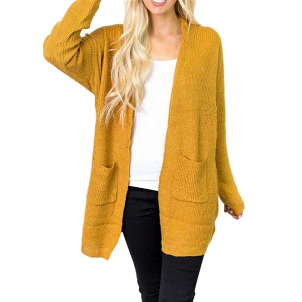 new fashion autumn winter warm women solid long sleeve pockets knitted sweater cover up cardigan loose blouse 11.23, Black;brown
new fashion autumn winter warm women solid long sleeve pockets knitted sweater cover up cardigan loose blouse 11.23, Black;brown