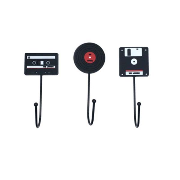 creative retro tape vinyl record disk shape hooks bedroom wall resin hooks racks super strong adhesive hangers bathroom 1pc
creative retro tape vinyl record disk shape hooks bedroom wall resin hooks racks super strong adhesive hangers bathroom 1pc
