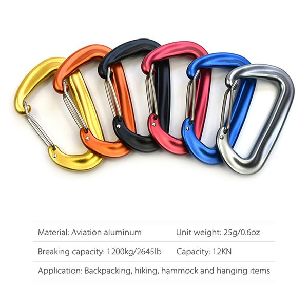2 pcs high duty carabiner 12kn ultralight clip aluminum carabiner d-ring key chain clip outdoor camping hammocks traveling kit
2 pcs high duty carabiner 12kn ultralight clip aluminum carabiner d-ring key chain clip outdoor camping hammocks traveling kit