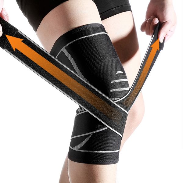 sports knit knee pads leg brace adjustable breathable warm knee guard non-slip protector for basketball cycling running, Black;gray
sports knit knee pads leg brace adjustable breathable warm knee guard non-slip protector for basketball cycling running, Black;gray