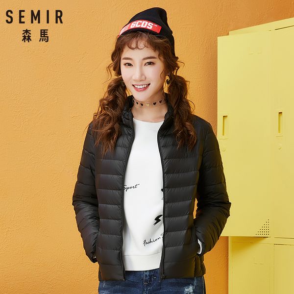 semir women winter coat 2018 new ultra light white duck down jacket slim women winter puffer jacket portable windproof down coat, Black
semir women winter coat 2018 new ultra light white duck down jacket slim women winter puffer jacket portable windproof down coat, Black