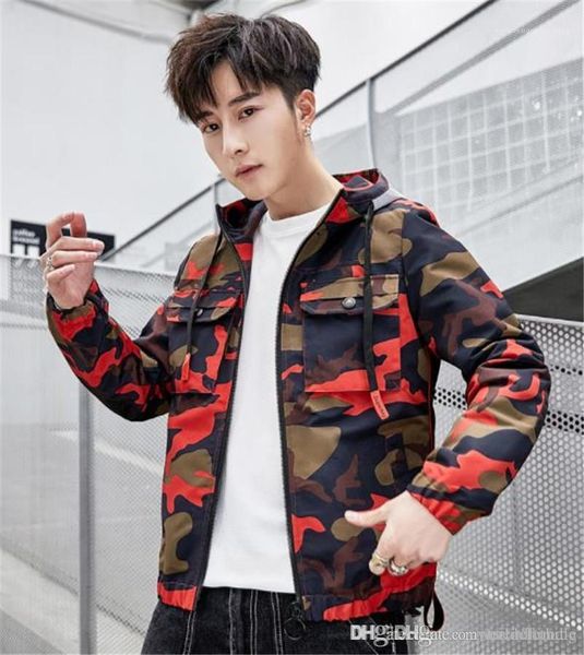 spring windbreaker fashion printed zipper male clothing camouflage mens designer jackets long sleeve hooded mens outerwear, Black;brown
spring windbreaker fashion printed zipper male clothing camouflage mens designer jackets long sleeve hooded mens outerwear, Black;brown