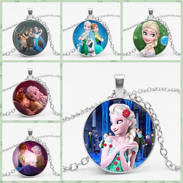 childs pendant necklace lady long chain jewelry necklace crystal round princess elsa anna snow queen pendant necklace girl, Silver
childs pendant necklace lady long chain jewelry necklace crystal round princess elsa anna snow queen pendant necklace girl, Silver