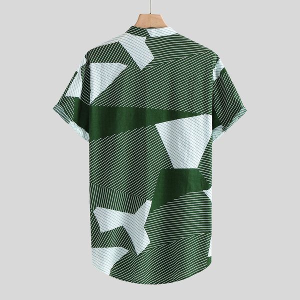 2019 men's clothing mens contrast color geometric printed turn down collar short sleeve loose shirts hauts pour hommes plus size, White;black
2019 men's clothing mens contrast color geometric printed turn down collar short sleeve loose shirts hauts pour hommes plus size, White;black