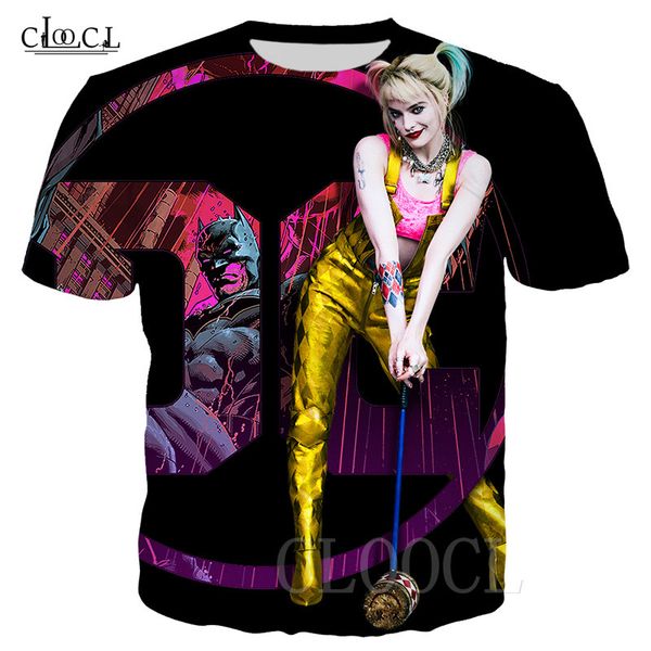 movie birds of prey funny t-shirt men women plus size t shirt harley quinn clown 3d print t shirt sweatshirts sportswear pullover, White;black
movie birds of prey funny t-shirt men women plus size t shirt harley quinn clown 3d print t shirt sweatshirts sportswear pullover, White;black
