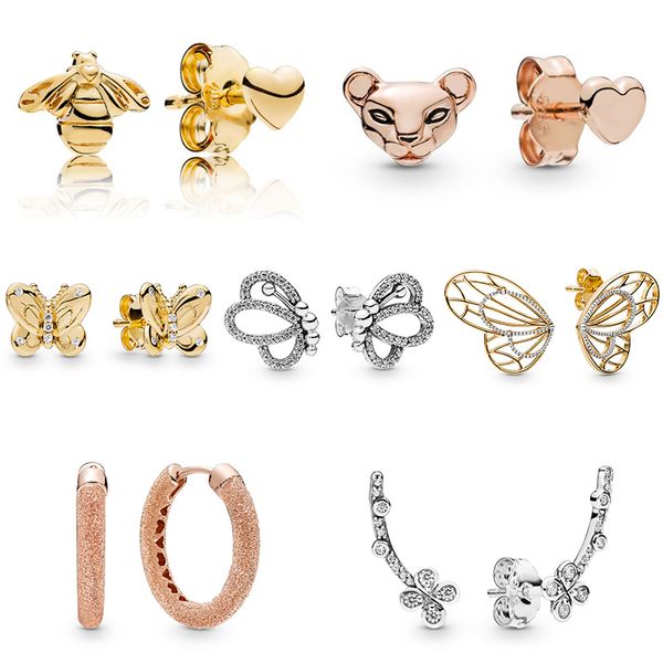7 style ear studs vintage allure radiant butterfly plum flower bee lion crystal earring with women wedding jewelry, Golden;silver
7 style ear studs vintage allure radiant butterfly plum flower bee lion crystal earring with women wedding jewelry, Golden;silver
