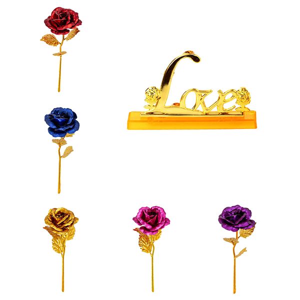 creative gold foil shiny roses valentine's day ladies gifts wedding decorations love letters flower home decoration 27*10*7 cm
creative gold foil shiny roses valentine's day ladies gifts wedding decorations love letters flower home decoration 27*10*7 cm