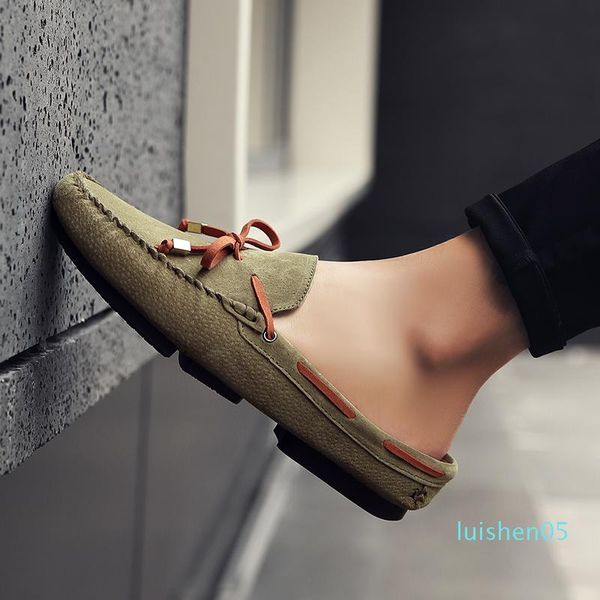 summer suede leather mules half shoes for men casual moccasins man sneakers slip on half drag men driving shoes backless loafers l05, Black
summer suede leather mules half shoes for men casual moccasins man sneakers slip on half drag men driving shoes backless loafers l05, Black
