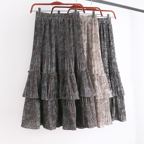 autumn winter retro print plush chiffon floral cake skirt korean women 2019 high waist casual womens wild skirt female skirts, Black
autumn winter retro print plush chiffon floral cake skirt korean women 2019 high waist casual womens wild skirt female skirts, Black