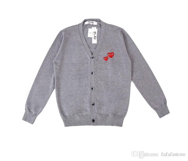 лучшее качество com des garcons heart holiday heart emoji play c218-3-серый-v-образным вырезом шерстяной кардиган с пуговицами, White 
лучшее качество com des garcons heart holiday heart emoji play c218-3-серый-v-образным вырезом шерстяной кардиган с пуговицами, White