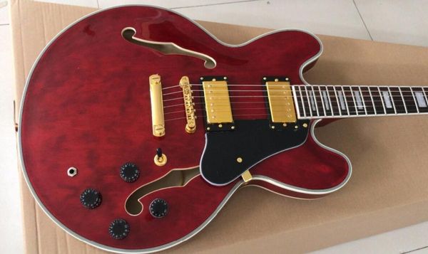 custom shop dark cherry red hollow body jazz 335 электрогитара gold hardware, double f отверстия, черный pickgaurd, черный скорость knobs
custom shop dark cherry red hollow body jazz 335 электрогитара gold hardware, double f отверстия, черный pickgaurd, черный скорость knobs