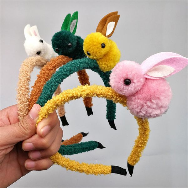 girls cute animal hair ball rabbit headband female hair band korean headwear children hair accessories headwear ornaments, Black;brown
girls cute animal hair ball rabbit headband female hair band korean headwear children hair accessories headwear ornaments, Black;brown