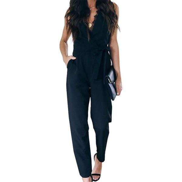 summer fashion lace-up pocket jumpsuit women lace v neck sleeveless rompers jumpsuit playsuit size s-xl
summer fashion lace-up pocket jumpsuit women lace v neck sleeveless rompers jumpsuit playsuit size s-xl