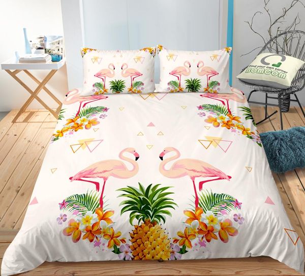 bomcom 3d digital printing bedding set exotic geometric pineapple and flamingo 3-piece duvet cover sets 100% microfiber pink
bomcom 3d digital printing bedding set exotic geometric pineapple and flamingo 3-piece duvet cover sets 100% microfiber pink