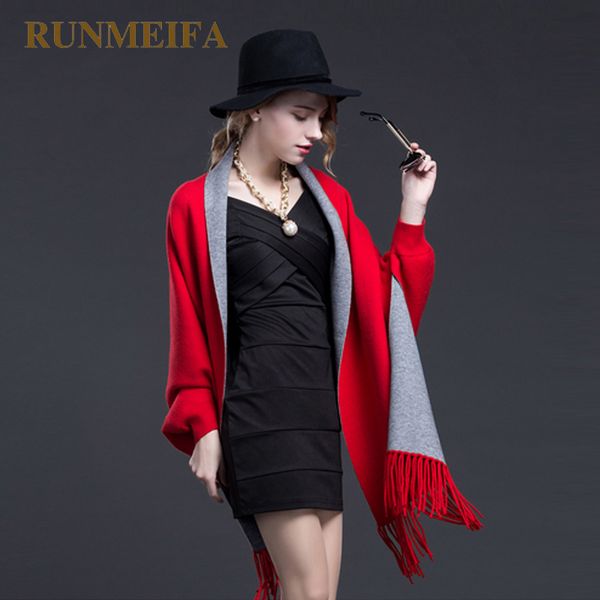 fashion women sweater cardigans autumn winter solid color knitted fur trim womens capes and ponchoes femme, Black
fashion women sweater cardigans autumn winter solid color knitted fur trim womens capes and ponchoes femme, Black