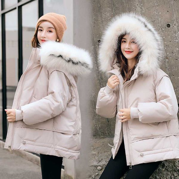degrees women winter parkas jacket fashion thick warm big fur collar hooded jacket coat winter fur parkas, Black
degrees women winter parkas jacket fashion thick warm big fur collar hooded jacket coat winter fur parkas, Black