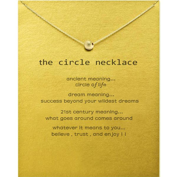 fashion frosted bead pendant necklace golden silver with card circle bead clavicle necklace jewelry for women party gift
fashion frosted bead pendant necklace golden silver with card circle bead clavicle necklace jewelry for women party gift