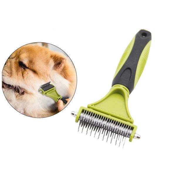 dematting comb grooming tool kit for dog & cat double sided blade rake comb with grooming brush,green,2 pack. dog grooming
dematting comb grooming tool kit for dog & cat double sided blade rake comb with grooming brush,green,2 pack. dog grooming