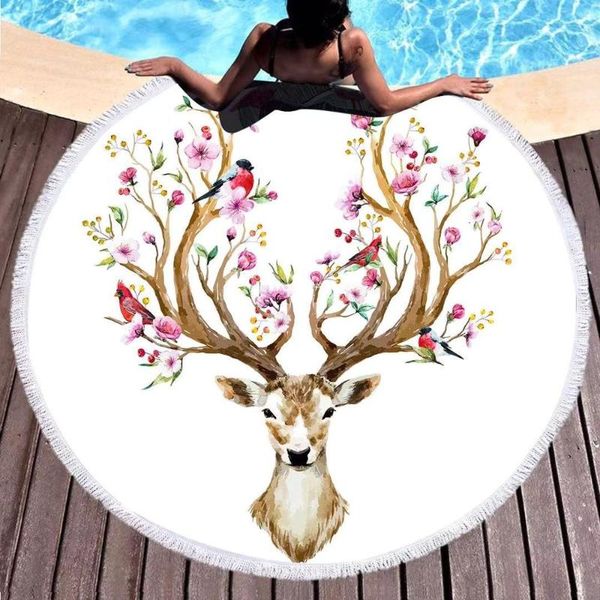 bedding floral elk deer round carpets flowers chair area rug animal birds living room floor mat for bedroom kids play mats 150cm
bedding floral elk deer round carpets flowers chair area rug animal birds living room floor mat for bedroom kids play mats 150cm
