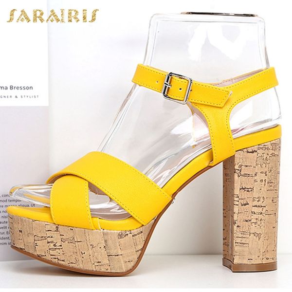 sarairis 2020, nuevo diseño, sandalias de tacón alto para verano, zapatos de mujer, plataforma dropship, hebilla, correa, zapatos concisos, Black
sarairis 2020, nuevo diseño, sandalias de tacón alto para verano, zapatos de mujer, plataforma dropship, hebilla, correa, zapatos concisos, Black