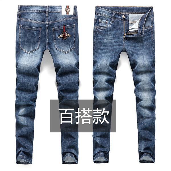 brand mens jeans washed jeans slim summer lightweight denim stretch denim skinny straight jeans straight biker skinny size 28-38, Blue
brand mens jeans washed jeans slim summer lightweight denim stretch denim skinny straight jeans straight biker skinny size 28-38, Blue