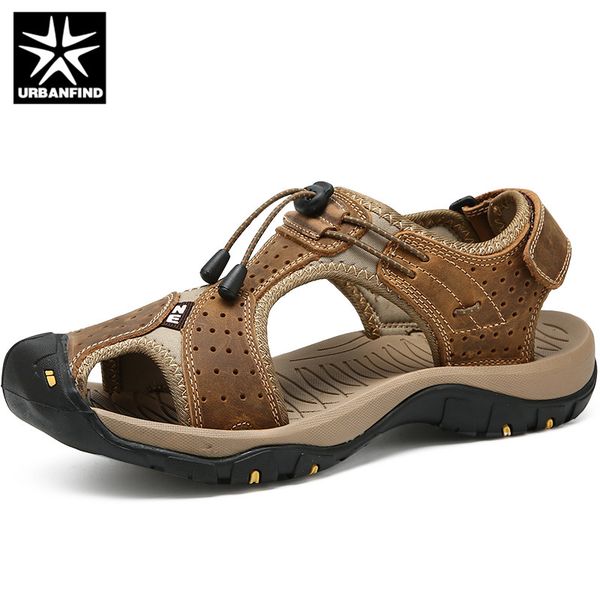 urbanfind 2019 new male shoes genuine leather men sandals summer men shoes beach sandals man fashion outdoor casual sneakers, Black
urbanfind 2019 new male shoes genuine leather men sandals summer men shoes beach sandals man fashion outdoor casual sneakers, Black