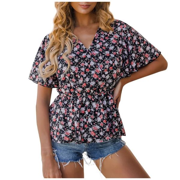 jaycosin fashion summer women fashion casual sweet v-neck short sleeve pullover blouse shirts print cropped waist 428, White
jaycosin fashion summer women fashion casual sweet v-neck short sleeve pullover blouse shirts print cropped waist 428, White
