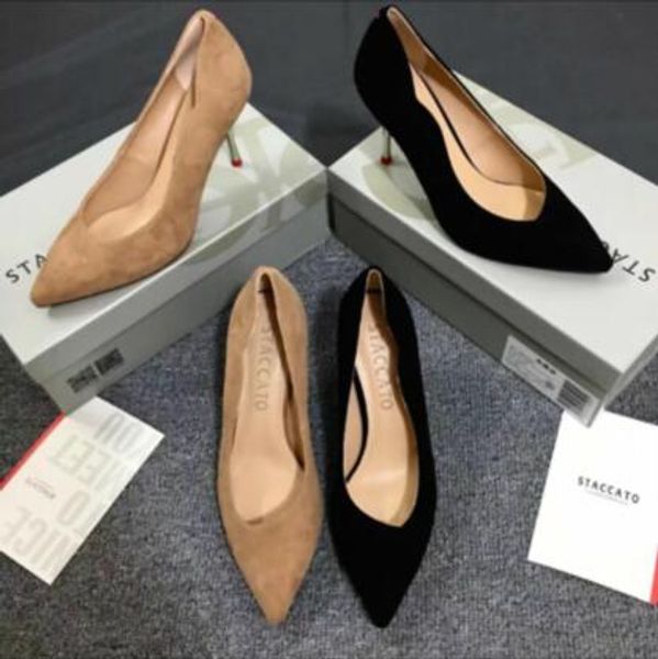 wholesale new stiletto heels sheepskin back ring pointy heels 7.5cm stylish women's office dress shoes, Black
wholesale new stiletto heels sheepskin back ring pointy heels 7.5cm stylish women's office dress shoes, Black