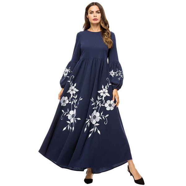 new muslim dress women embroidery printed long abaya o-neck long sleeve zipper loose dress kaftan dubai turkish islamic dub, Red
new muslim dress women embroidery printed long abaya o-neck long sleeve zipper loose dress kaftan dubai turkish islamic dub, Red