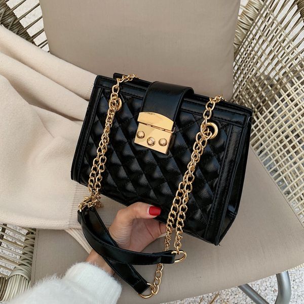 2019 new bag female autumn and winter new rhombic female bag single shoulder diagonal chain handbags net red super
2019 new bag female autumn and winter new rhombic female bag single shoulder diagonal chain handbags net red super