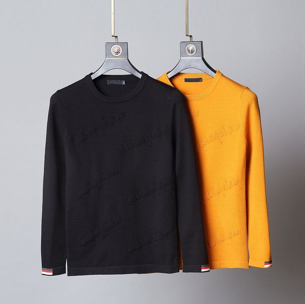2020ss men's pullover sweater men's small round neck casual knit brand sweater men's long pullover famous luxury sweater, White;black
2020ss men's pullover sweater men's small round neck casual knit brand sweater men's long pullover famous luxury sweater, White;black