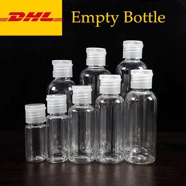 dhlplastic empty alcohol refillable bottle easy to carry clear transparent pet plastic hand sanitizer bottles for e liquid travel
dhlplastic empty alcohol refillable bottle easy to carry clear transparent pet plastic hand sanitizer bottles for e liquid travel
