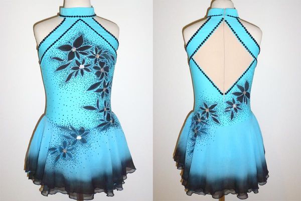 figure ice skating dresses with spandex graceful new brand figure skating competition dress dr4030, Black;red
figure ice skating dresses with spandex graceful new brand figure skating competition dress dr4030, Black;red