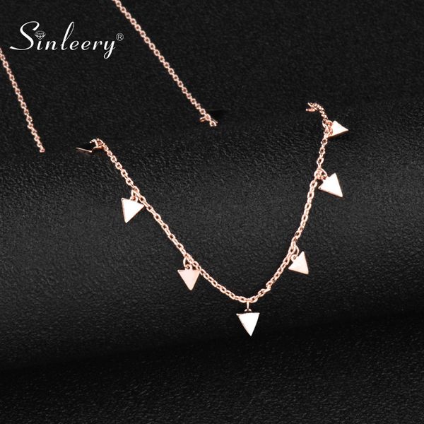 sinleery chic small triangle pendants choker necklace rose gold silver color chain necklace for women fashion jewelry xl422 ssc
sinleery chic small triangle pendants choker necklace rose gold silver color chain necklace for women fashion jewelry xl422 ssc
