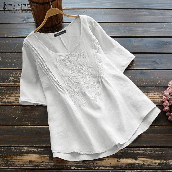 summer vintage embroidery blouse zanzea women short sleeve tunic casual solid cotton work loose shirts female blusas robe 7, White
summer vintage embroidery blouse zanzea women short sleeve tunic casual solid cotton work loose shirts female blusas robe 7, White