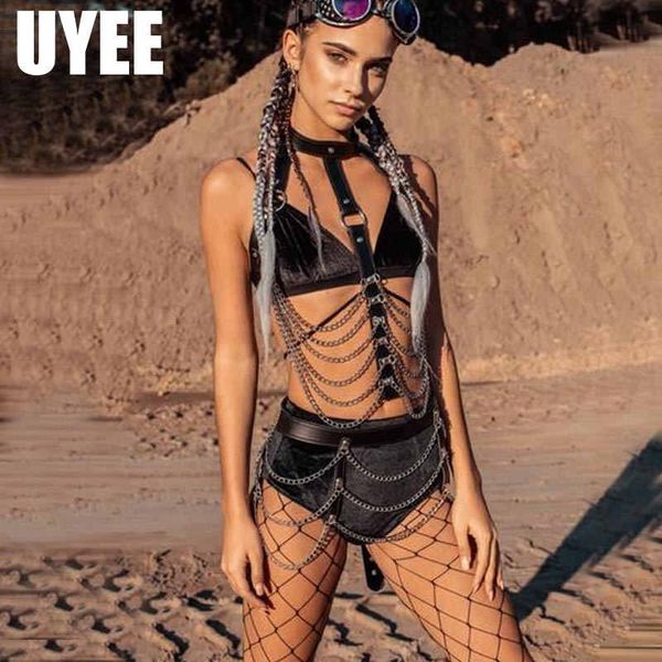 uyee 2шт сексуальный панк кожа тела связывание шпильки подвязки пояс с цепями грудной ремень и юбка женщины повязки ремень ремень талии, Black;white
uyee 2шт сексуальный панк кожа тела связывание шпильки подвязки пояс с цепями грудной ремень и юбка женщины повязки ремень ремень талии, Black;white