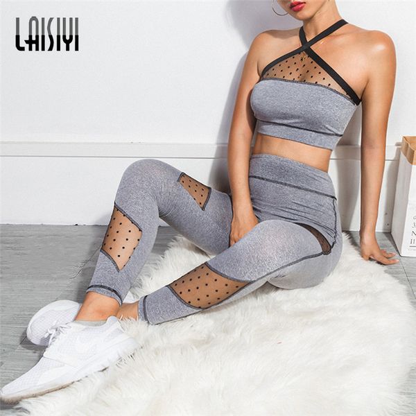 laisiyi 2019 sport suit women active wear women workout clothes fitness legging set workout set clothes sports clothing, Black;white
laisiyi 2019 sport suit women active wear women workout clothes fitness legging set workout set clothes sports clothing, Black;white