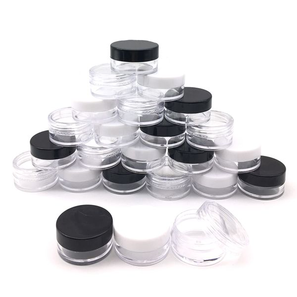 3ml clear base empty plastic container jars pot 3 gram size for cosmetic cream eye shadow nails powder jewelry
3ml clear base empty plastic container jars pot 3 gram size for cosmetic cream eye shadow nails powder jewelry